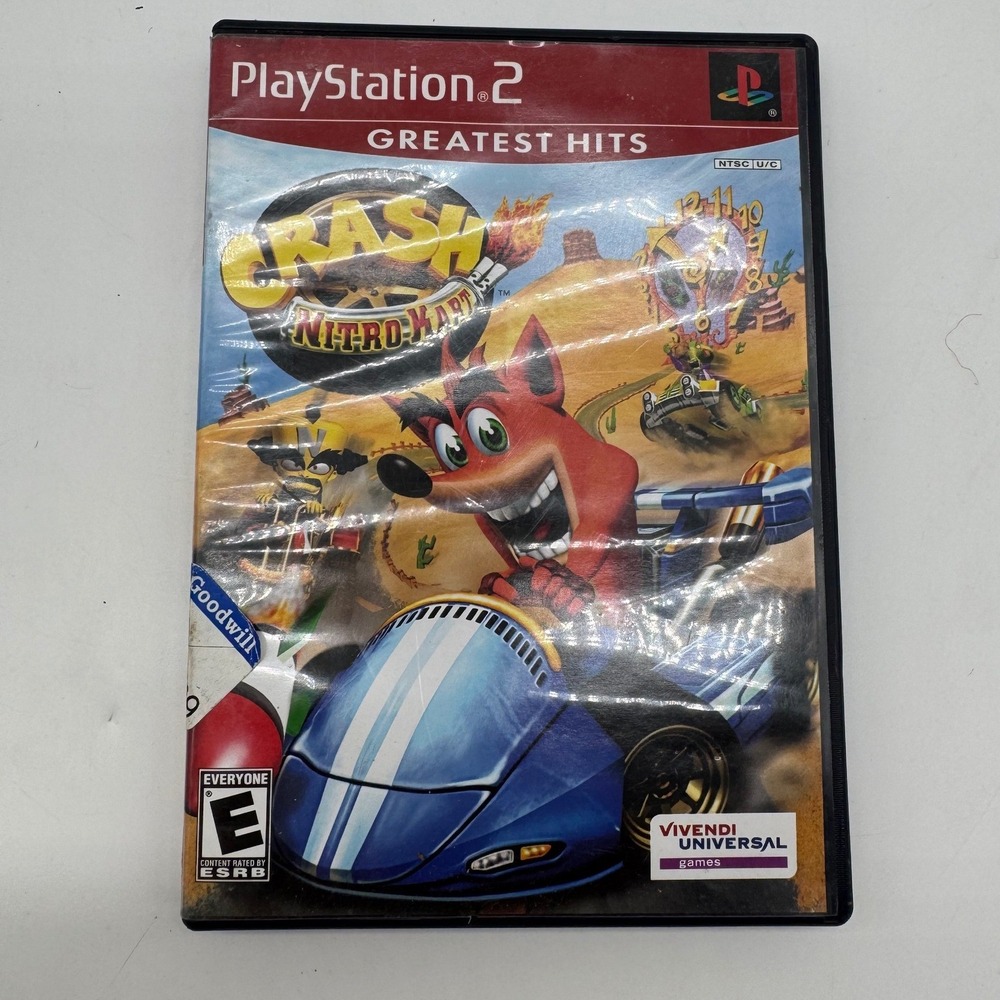 Crash Nitro Kart Sony PlayStation 2 PS2 Greatest Hits Racing Game